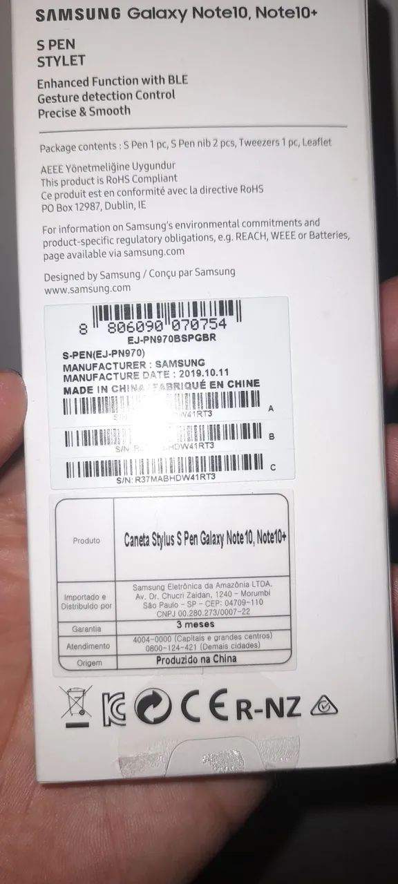 Caneta spen para galaxy note 10 n970 ou note 10 plus n975 - Foto 4