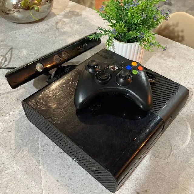 Xbox 360 com controle novo e kinect - Foto 3