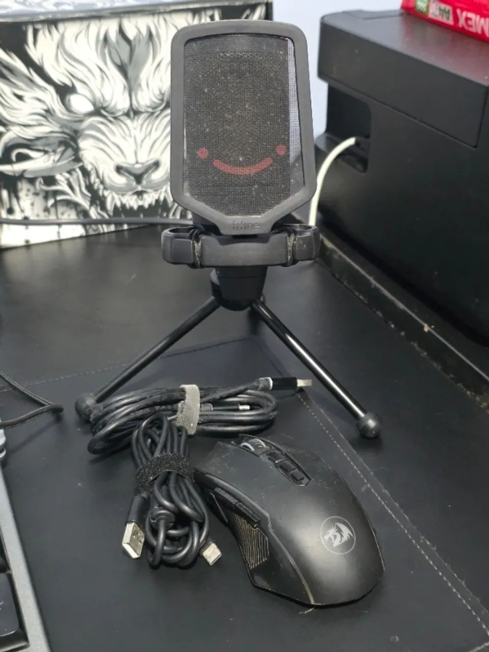 Kit Gamer Microfone e Mouse - Foto 4