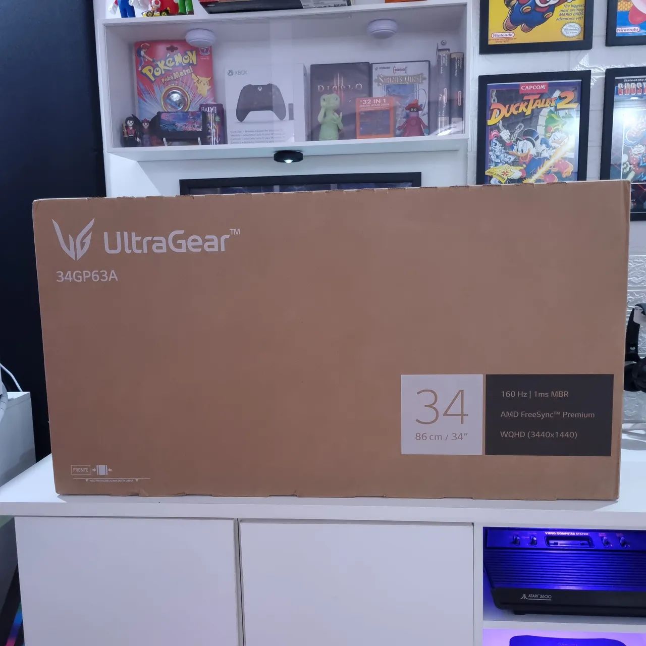 MONITOR CURVO ULTRAGEAR LG 34GP63A 160 Hz 1ms WQHD ( 3340x 1440 ) NOVO NA CAIXA - Foto 2