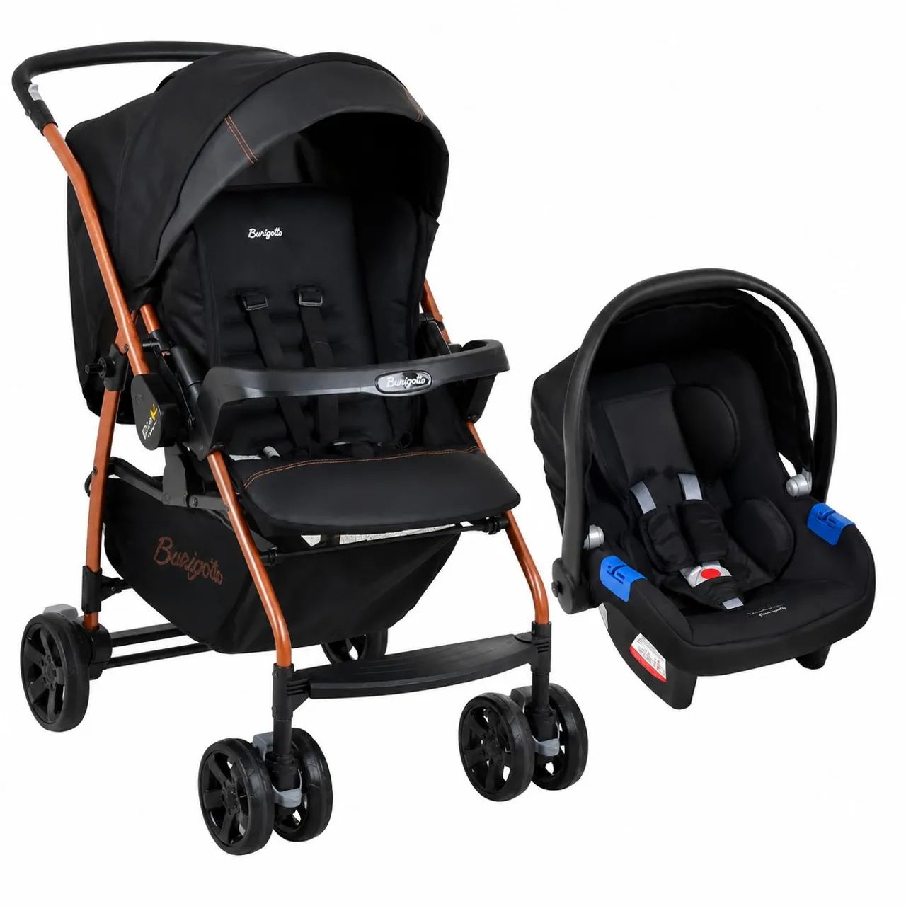 Carrinho de bebê +bebê conforto