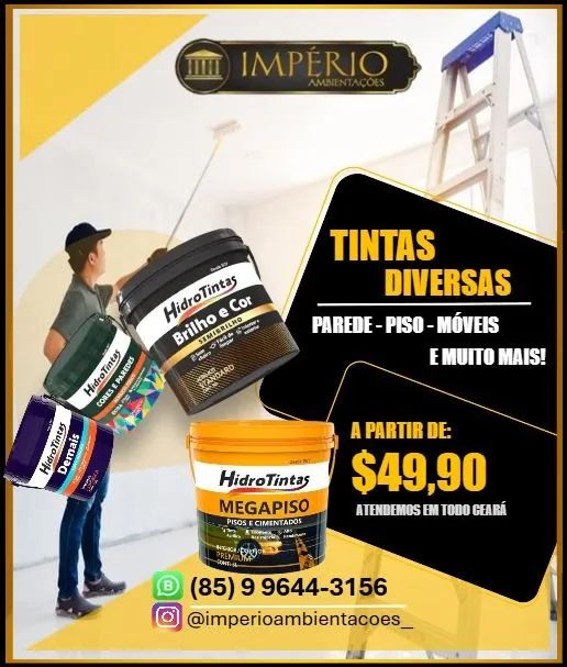 Tintas diversas em promoção!