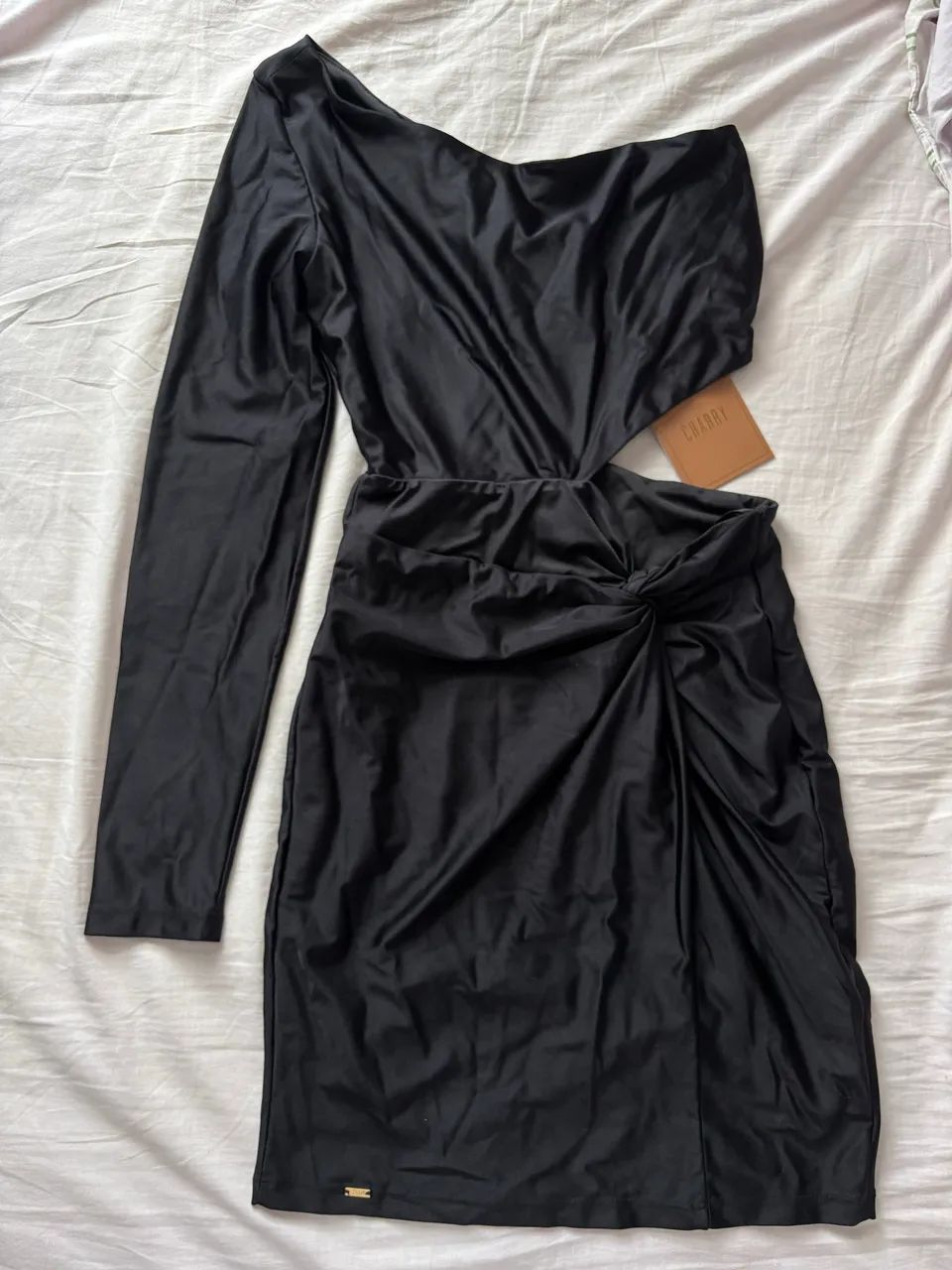 Vestido curto preto charry collection