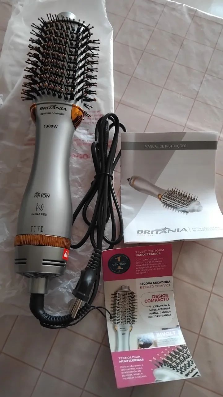 Escova secadora Britânia de cabelo  - Foto 4