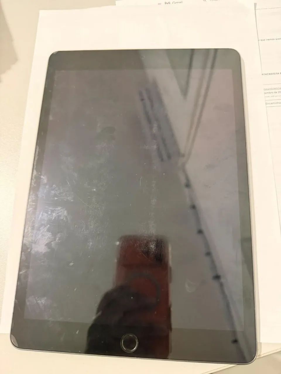Vendo carcaça do iped 9 swm arranhão tela original botão home funcionando - Foto 3