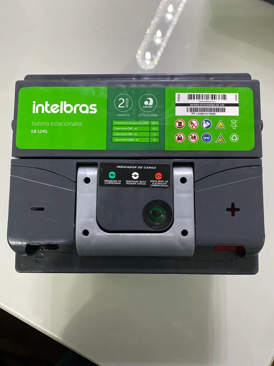 BATERIA ESTACIONÁRIA INTELBRAS EB 1245