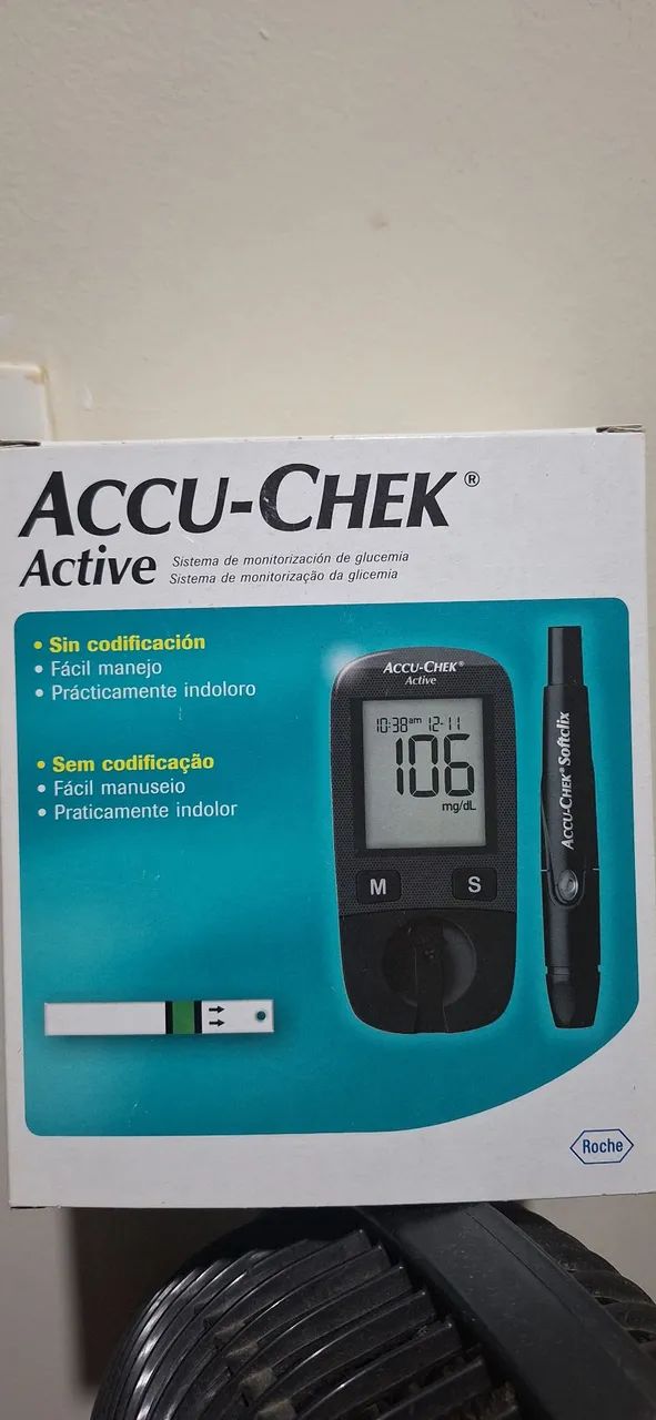 Medidor de glicose Accu check