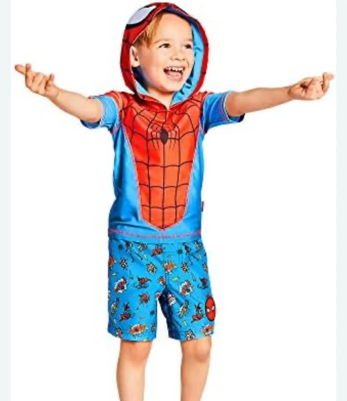 Conjunto Piscina homem aranha original Disney - Marvel 
