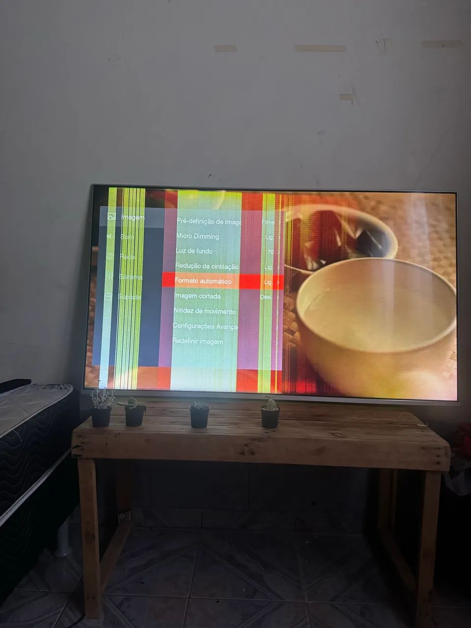 Tv com defeito