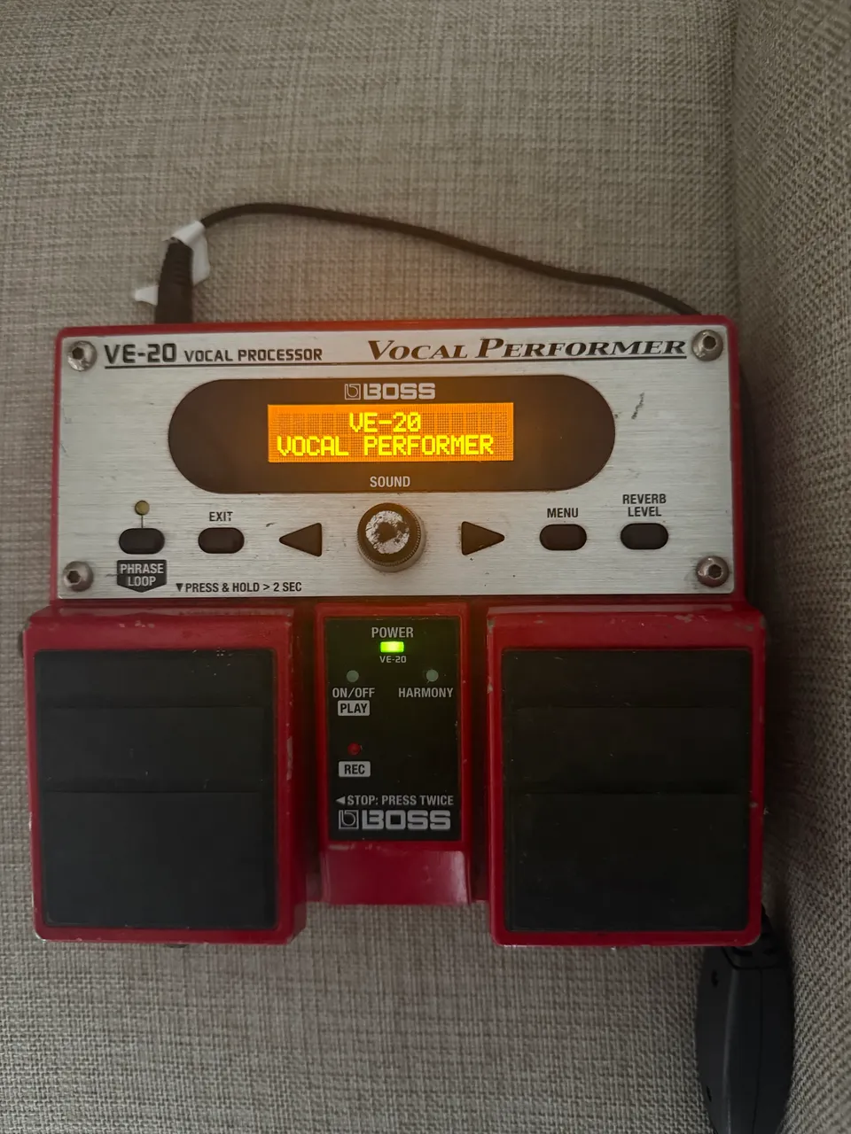 Pedal Boss VE-20 Vocal Processor - Pedaleira - Instrumentos