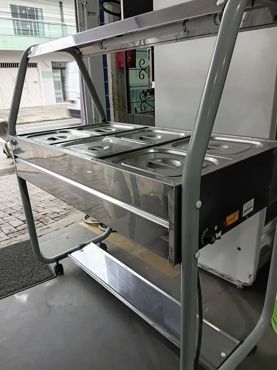 Buffet quente 6 cubas inox - Foto 2