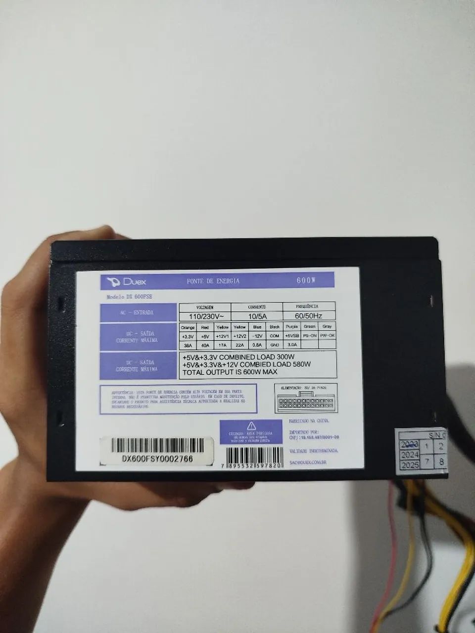 Fonte Duex DX600FSE 600W - Foto 3