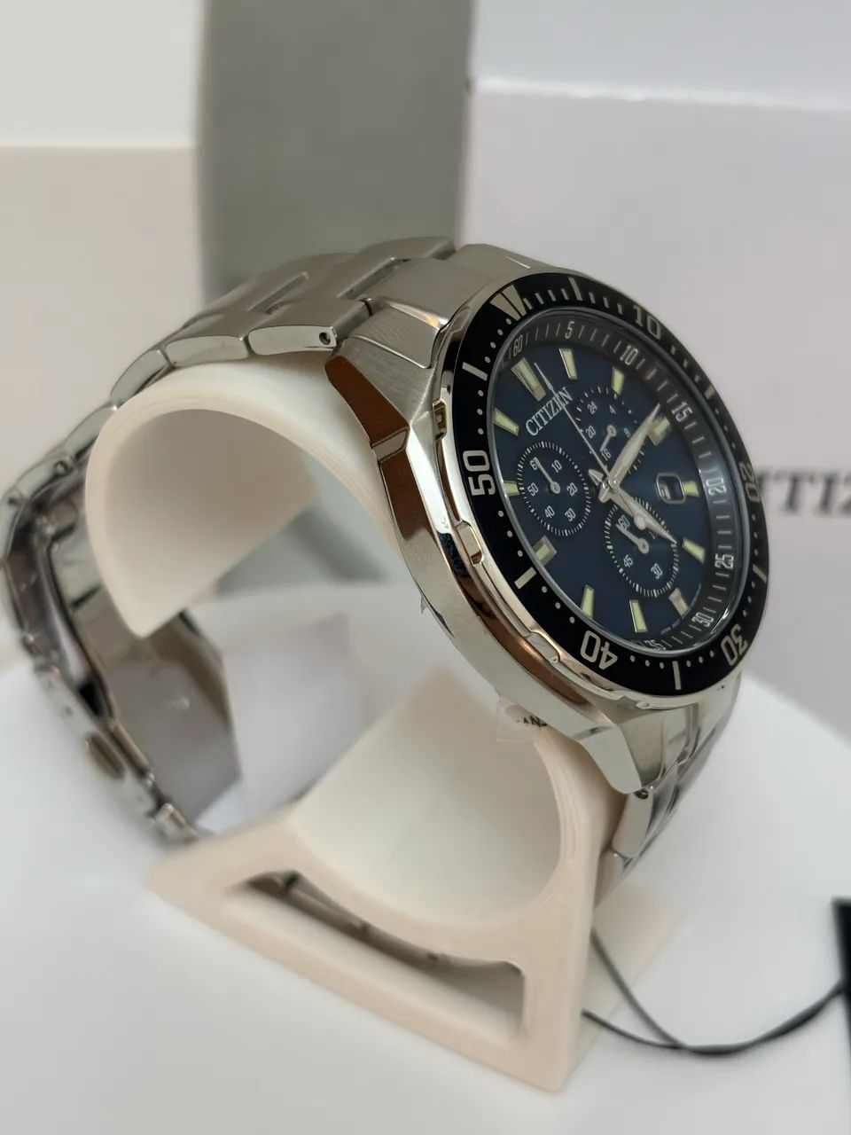 Relógio Citizen VO10-6772F Eco-Drive Cronógrafo Azul 40mm | Novo
