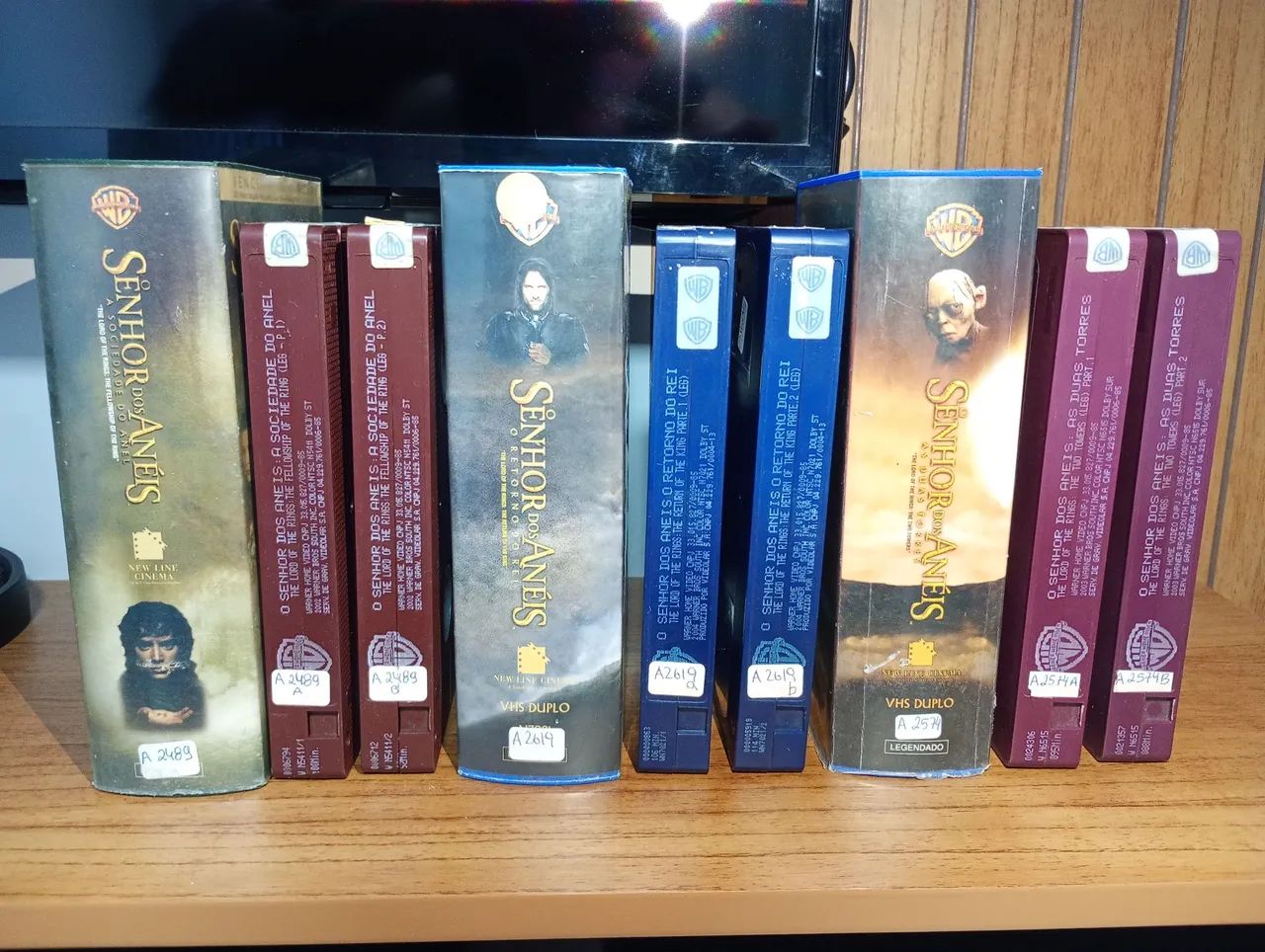 8 fitas VHS - detalhes na descrição