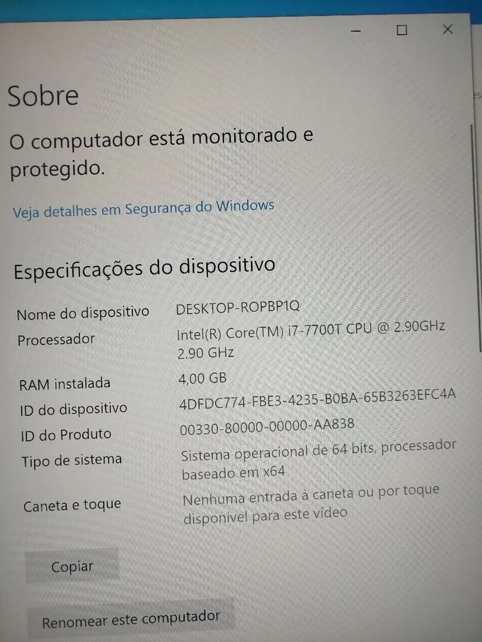 Computador - Pc i7- 7 geração 4 Ram DDR4 - SSD 240 - Foto 2