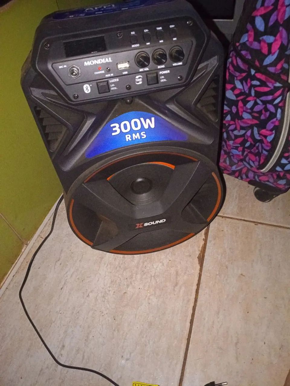 Caixa de som mundial bluetooth cm 300n