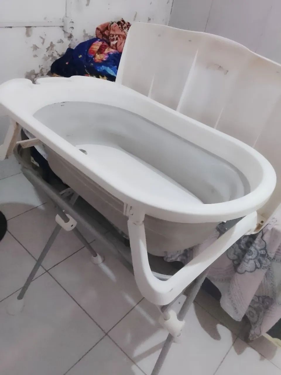 Banheira com trocador 