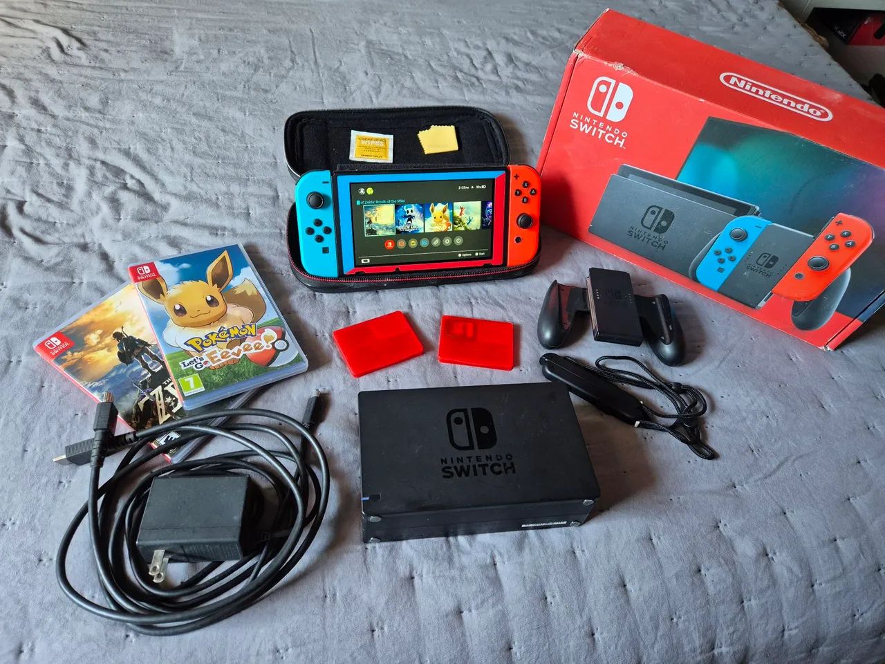 Nintendo Switch 1 V2 + Bolsa - Foto 2