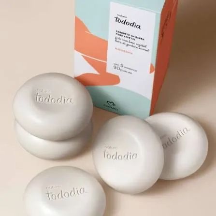 Sabonetes  Tododia 90g Macadâmia ou Algodão 