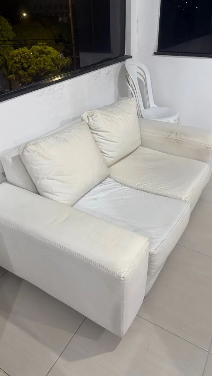 Sofá dois lugares couro  - Foto 2