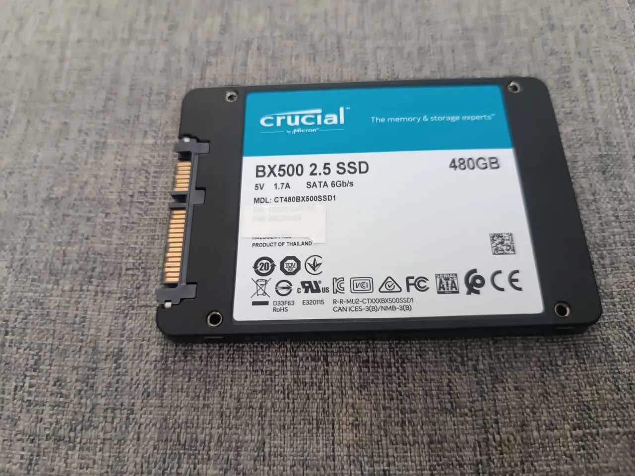SSD original 480 GB crucial ( USADO ) - Foto 2