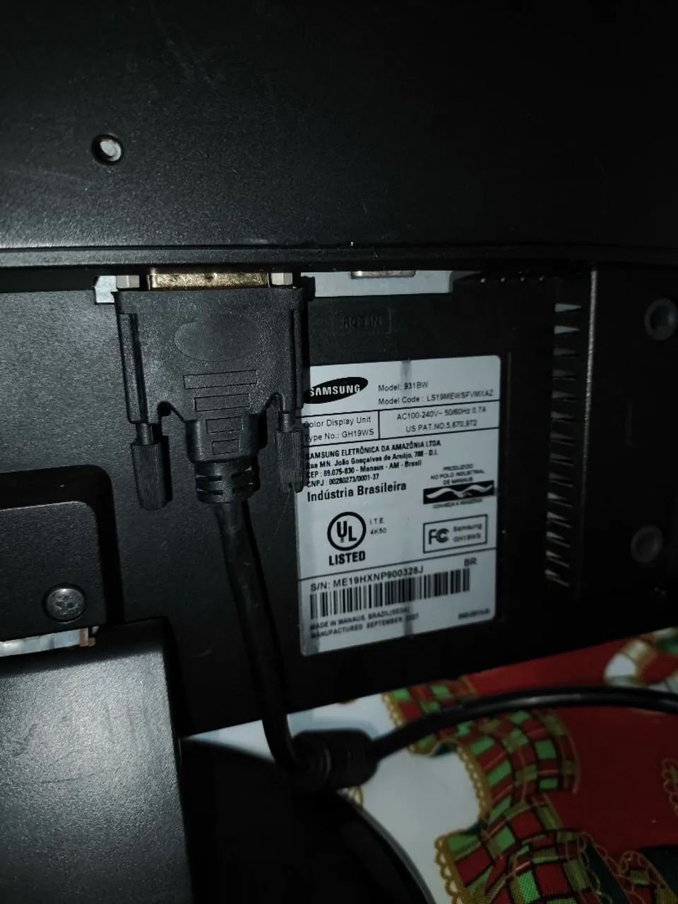 Monitor Samsung - 19 polegadas 65126767451650122