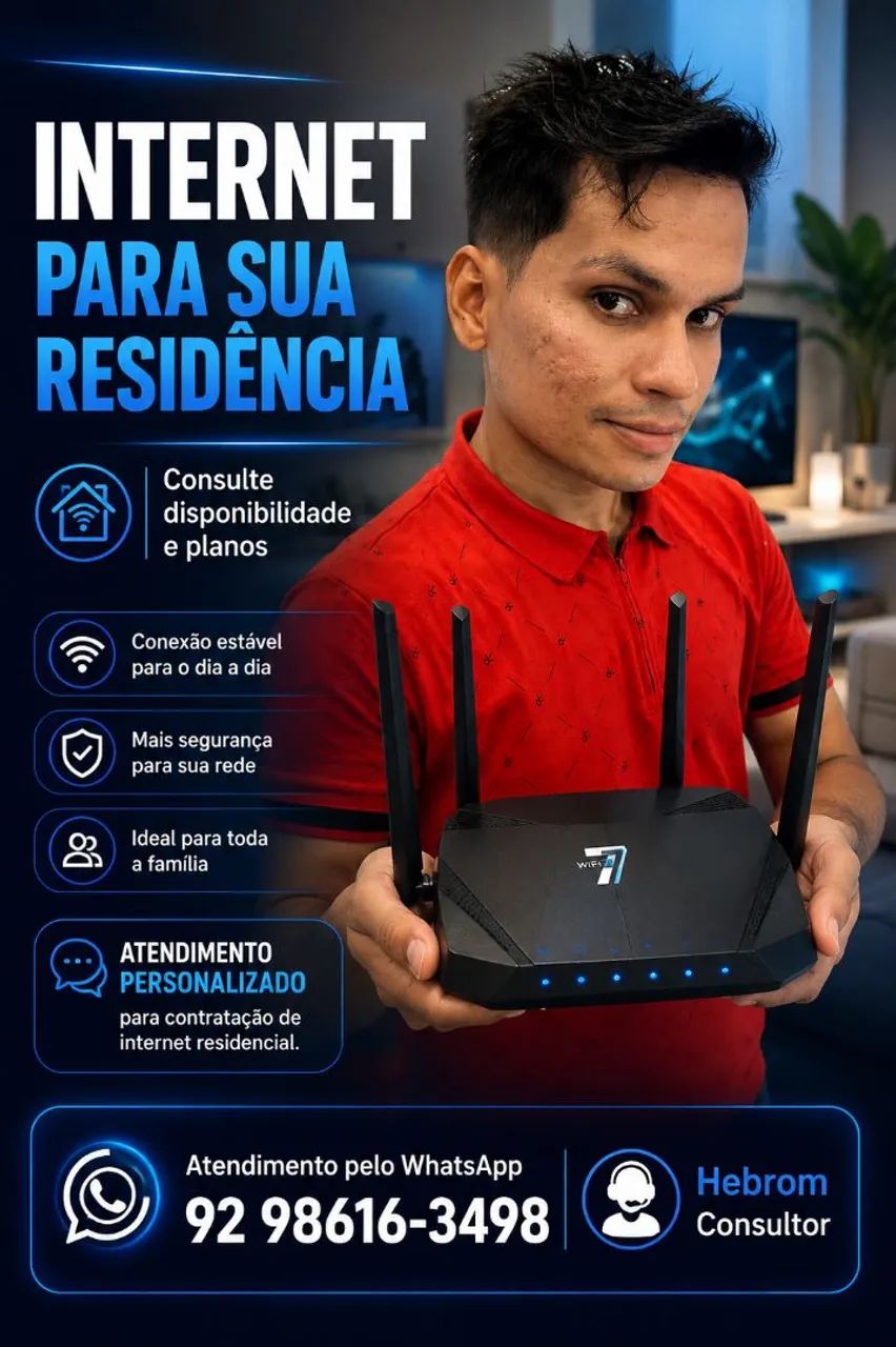 A melhor conectividade para seu lar
