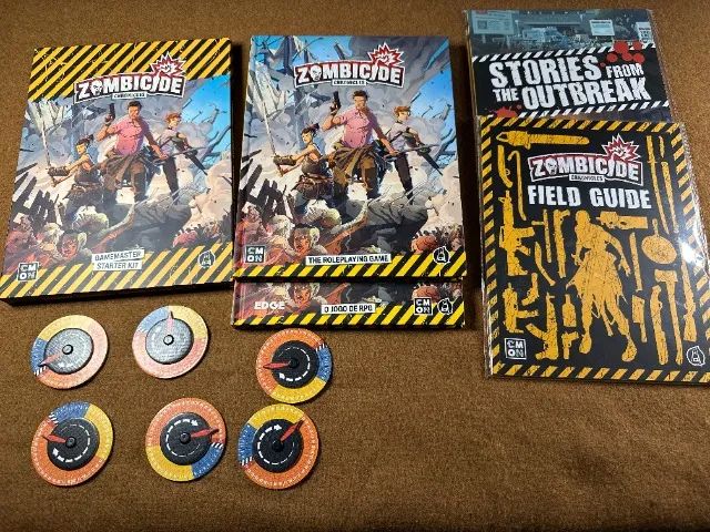Zombicide Chronicles RPG (livros em inglês e em português, veja descrição)