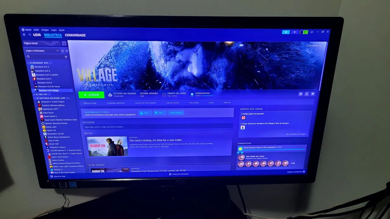 Monitor AOC, 1920x1080, 60hz, 22 polegadas  - Foto 3