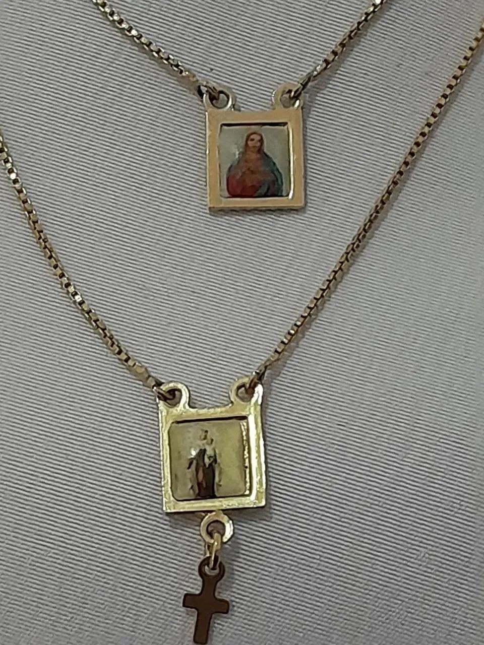 Corrente escapulario sagrado coração  - Foto 2