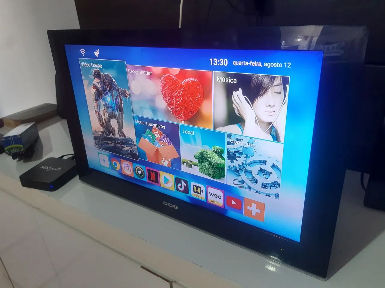 Entrego TV LCD 24 polegadas aceito cartão  - Foto 3