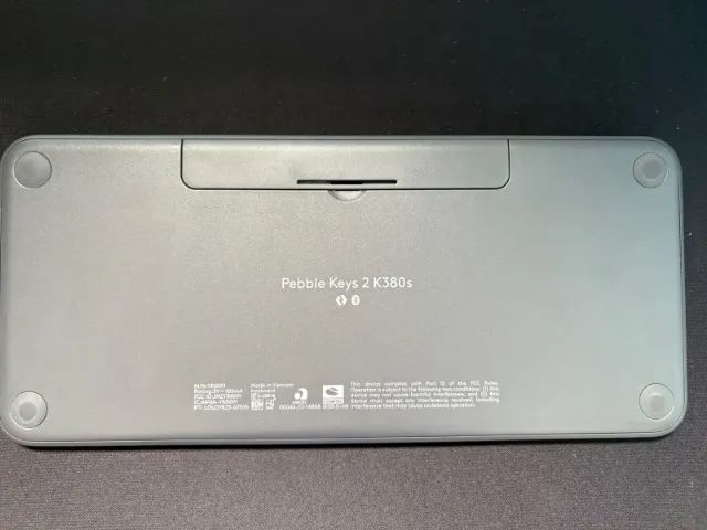 Teclado Logitech Pebble Keys 2 K380s Grafite - Foto 3