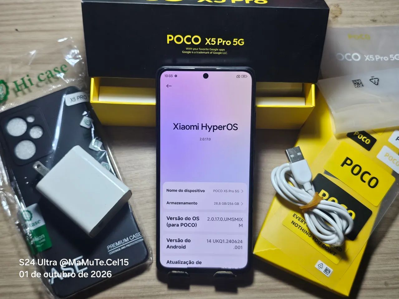 XIAOMI POCO X5 PRO 5G DE 256GB +8+4 DE RAM COM NFC TODO ORIGINAL E PERFEITO  - Foto 3