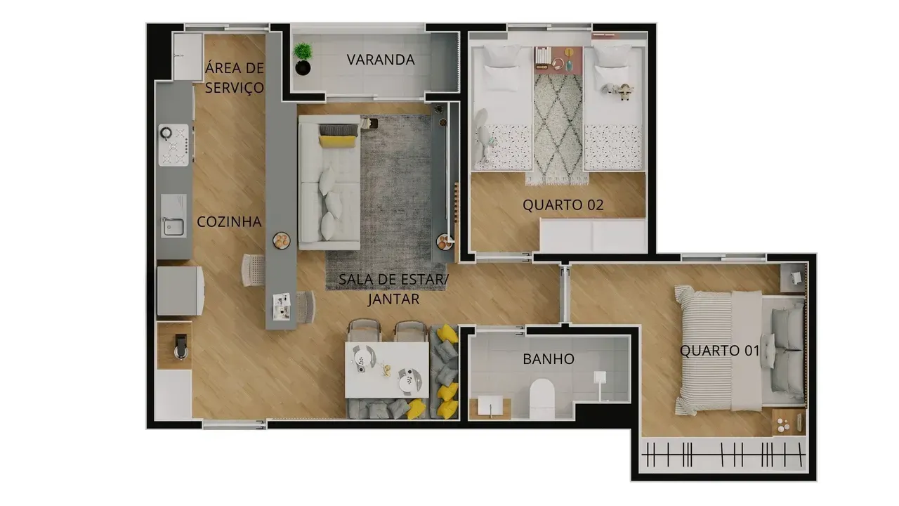PLANTA 50m²