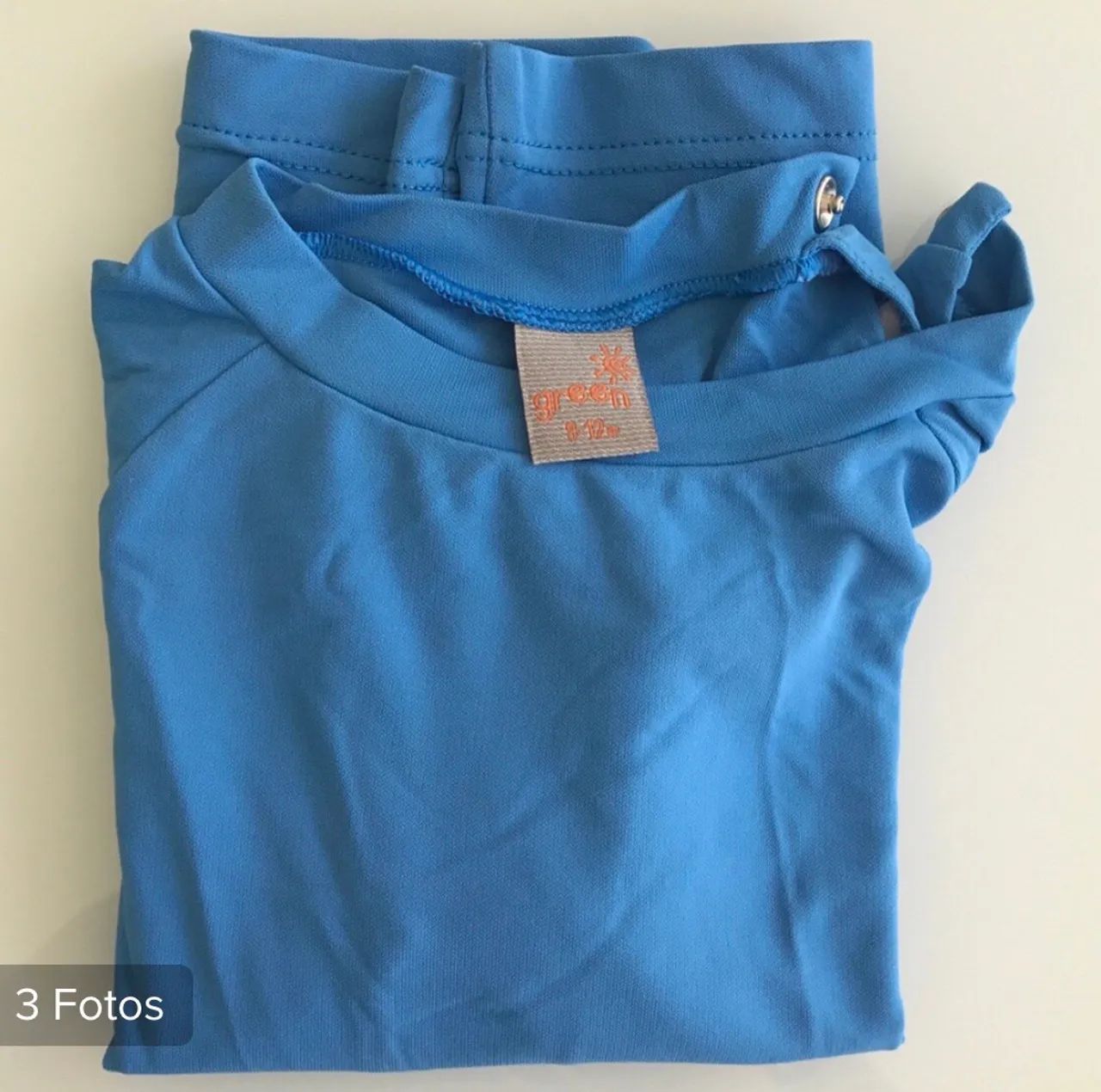 Kit sunga + camisa UV bebê - Foto 4