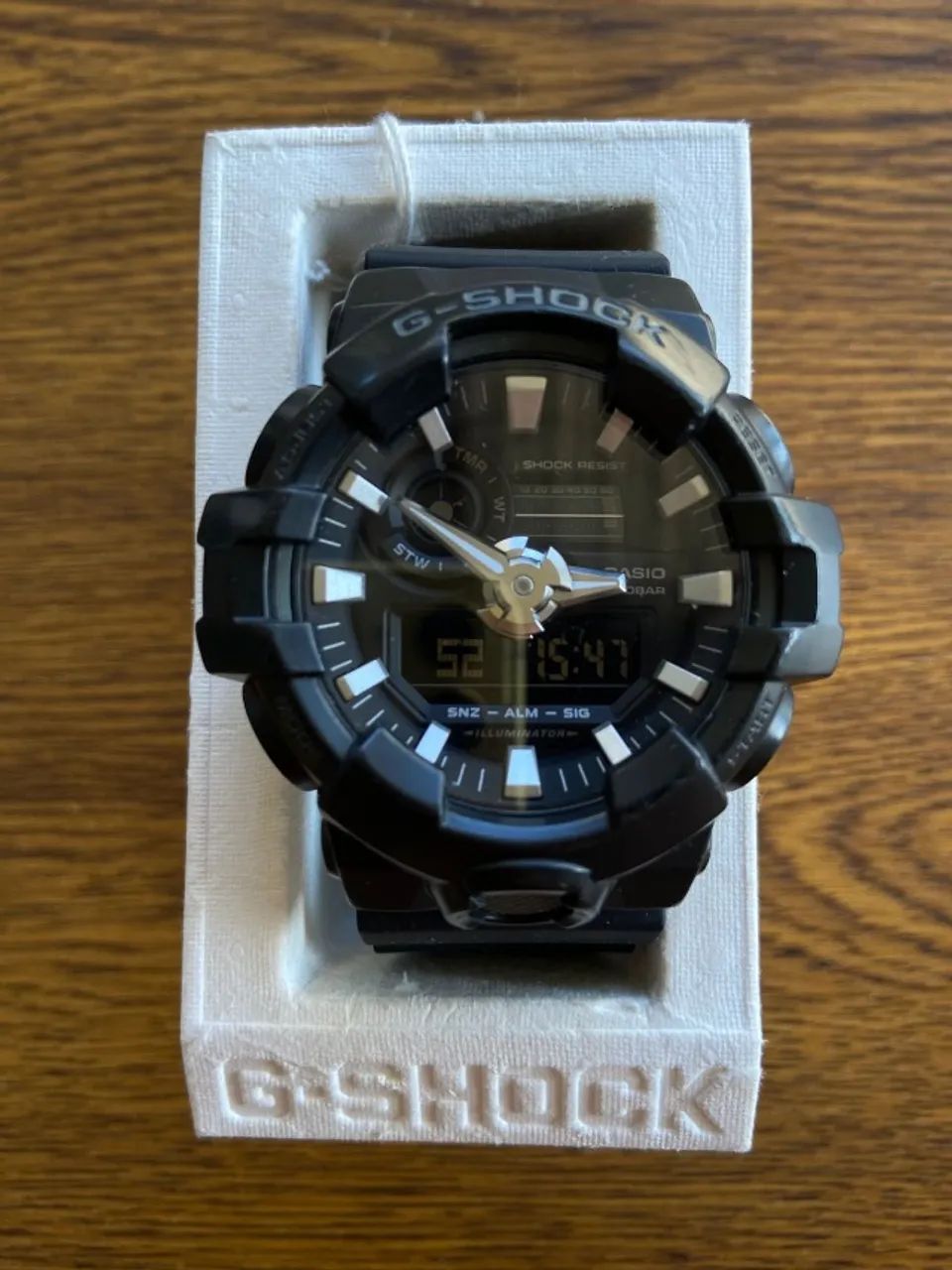 Relógio Casio G-Shock GA-700-1BDR (Módulo 5522) - Completo na Caixa - Foto 4