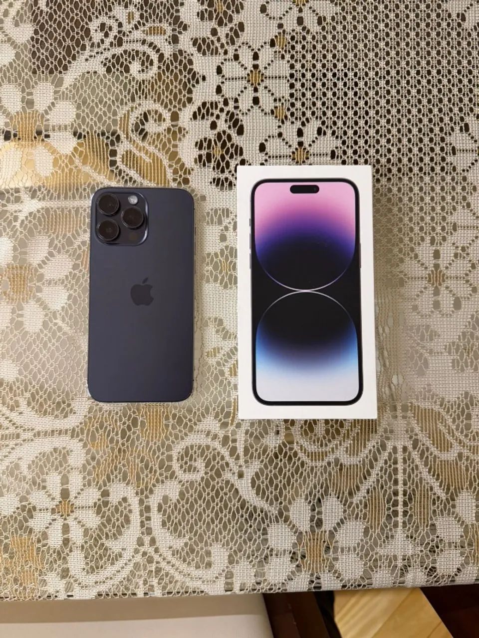 iPhone 14 Pro Max 256GB Roxo - Impecável - Bateria 100