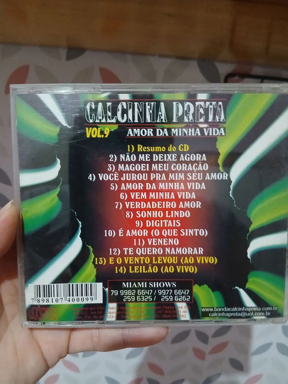 CD - Calcinha Preta, Vol.9 - Foto 2