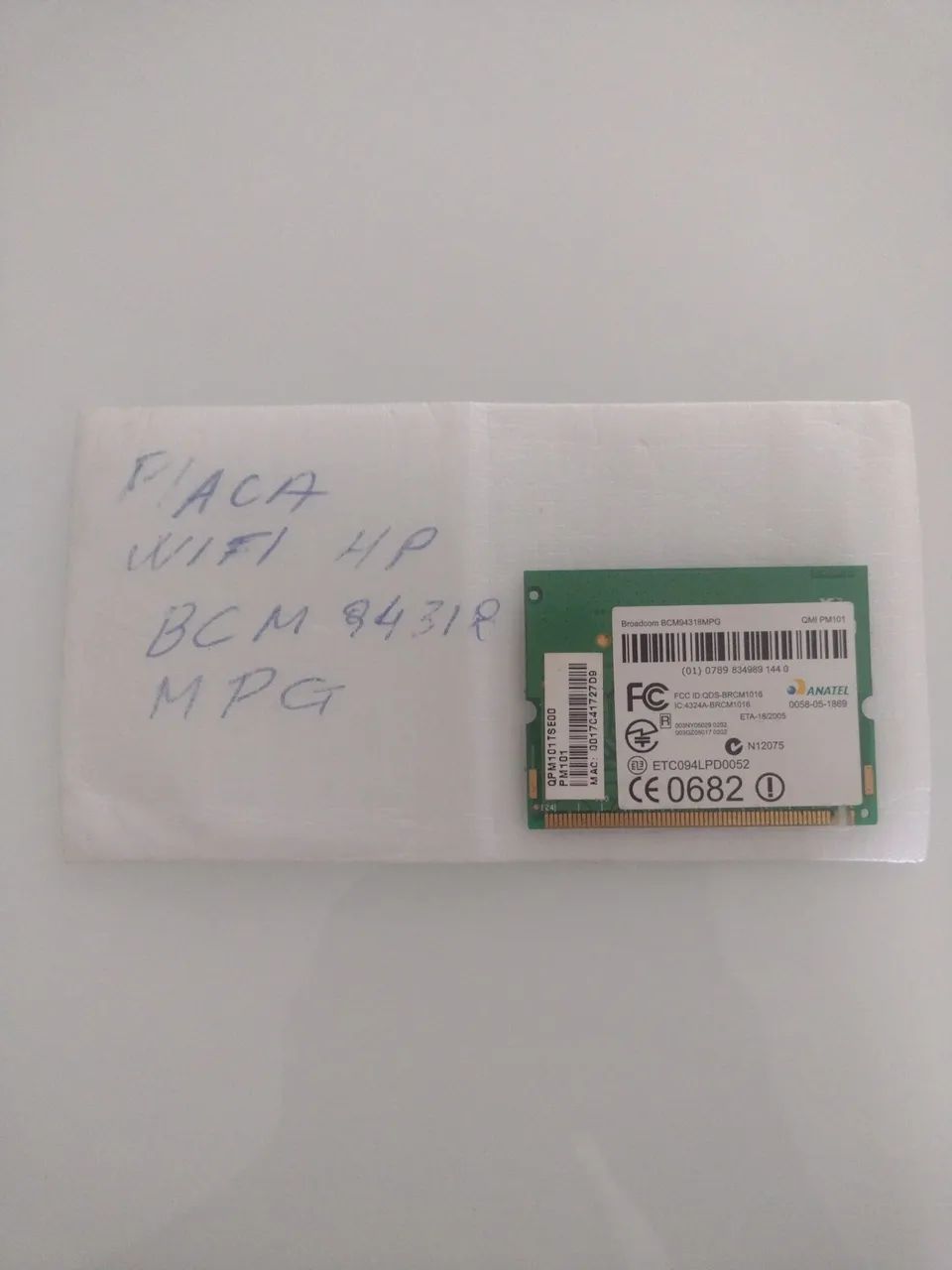 Placa wi-fi HP BCM 94318 MPG whatsapp *