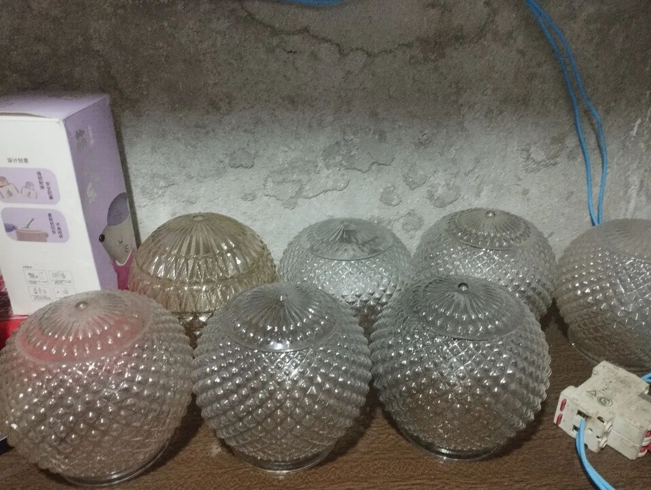 Globo de Vidro p/ Lâmpada 