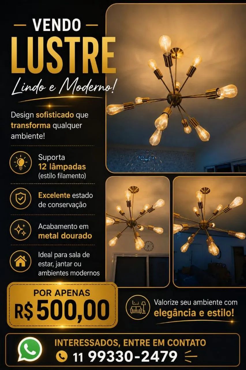 Lustre para sala - Foto 4