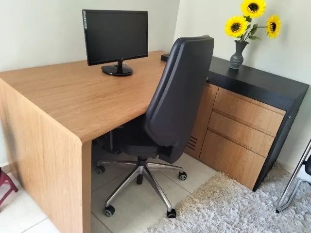 Mesa de escritório completa  - Foto 4
