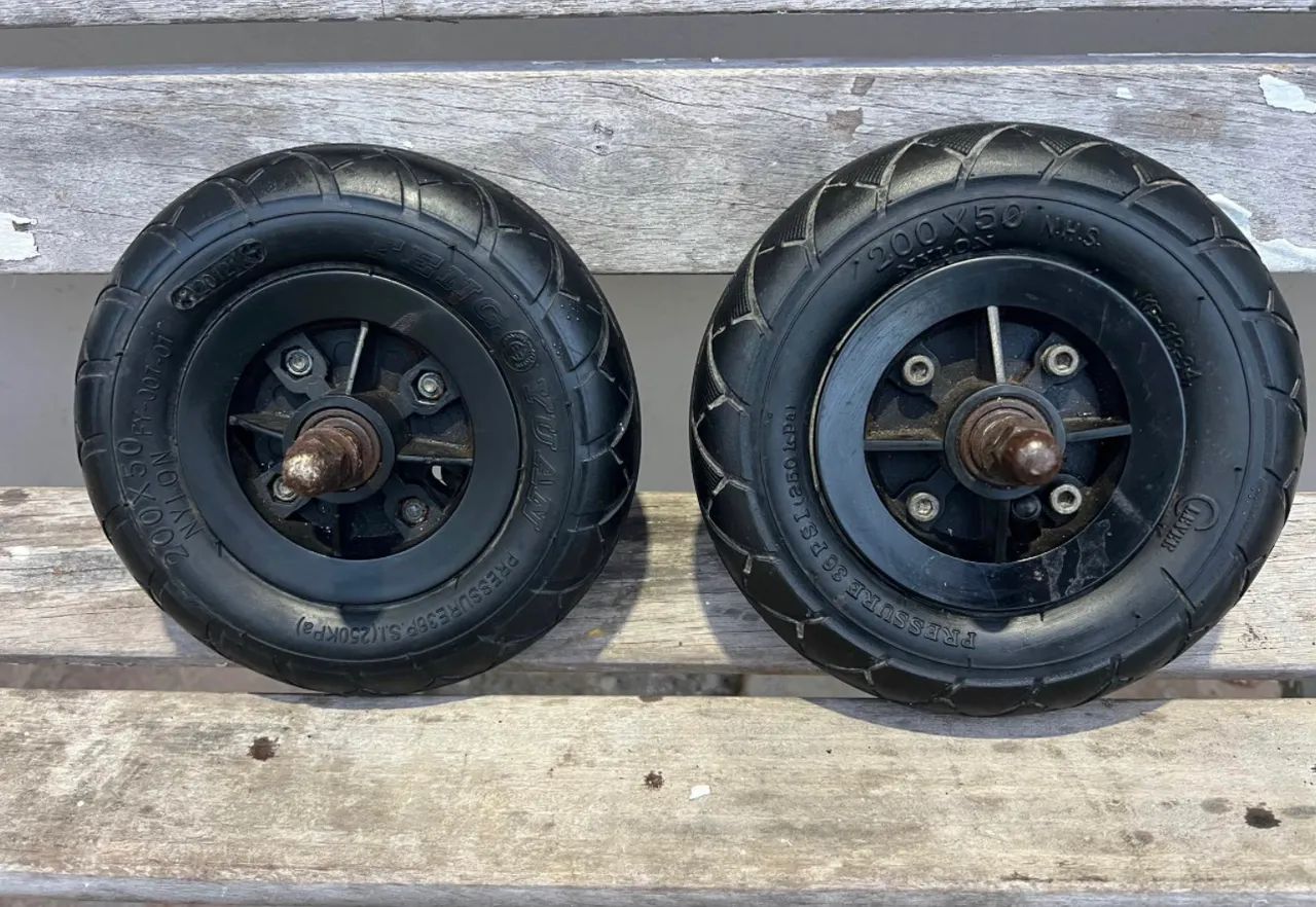 Roda De Skate De Montanha De 8 Polegadas Com Pneu - Foto 2