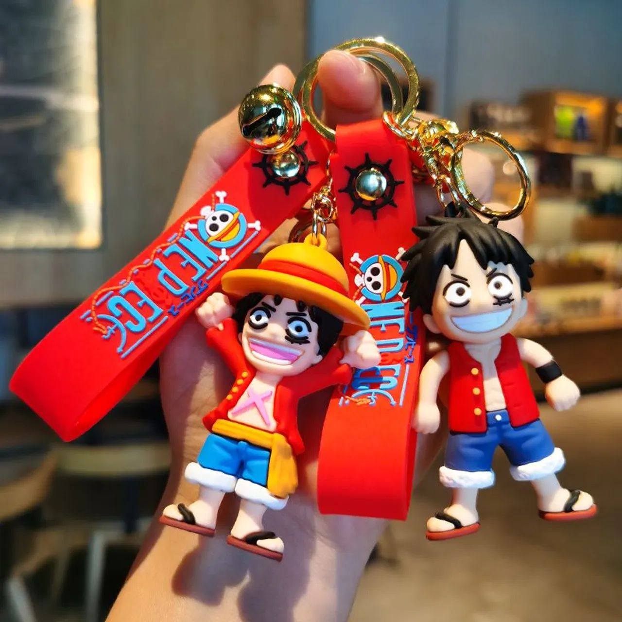 Chaveiro colecionável Luffy One Piece