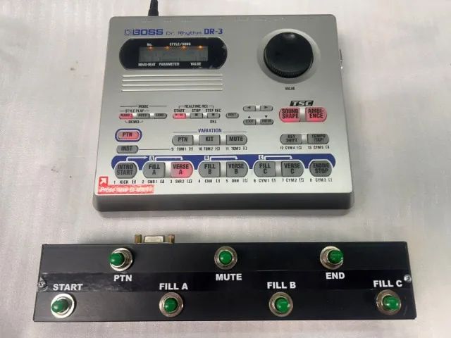 bateria eletronica boss dr3 com controlador