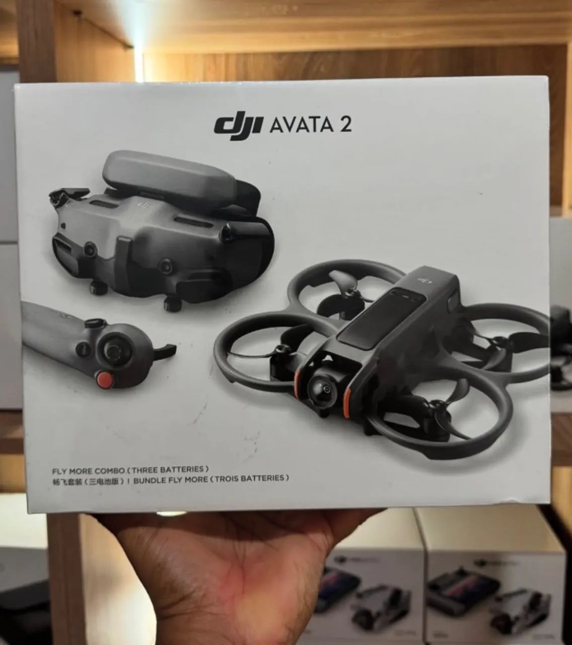 Drone Dji Avata 2 Combo Fly More Novo com NF 