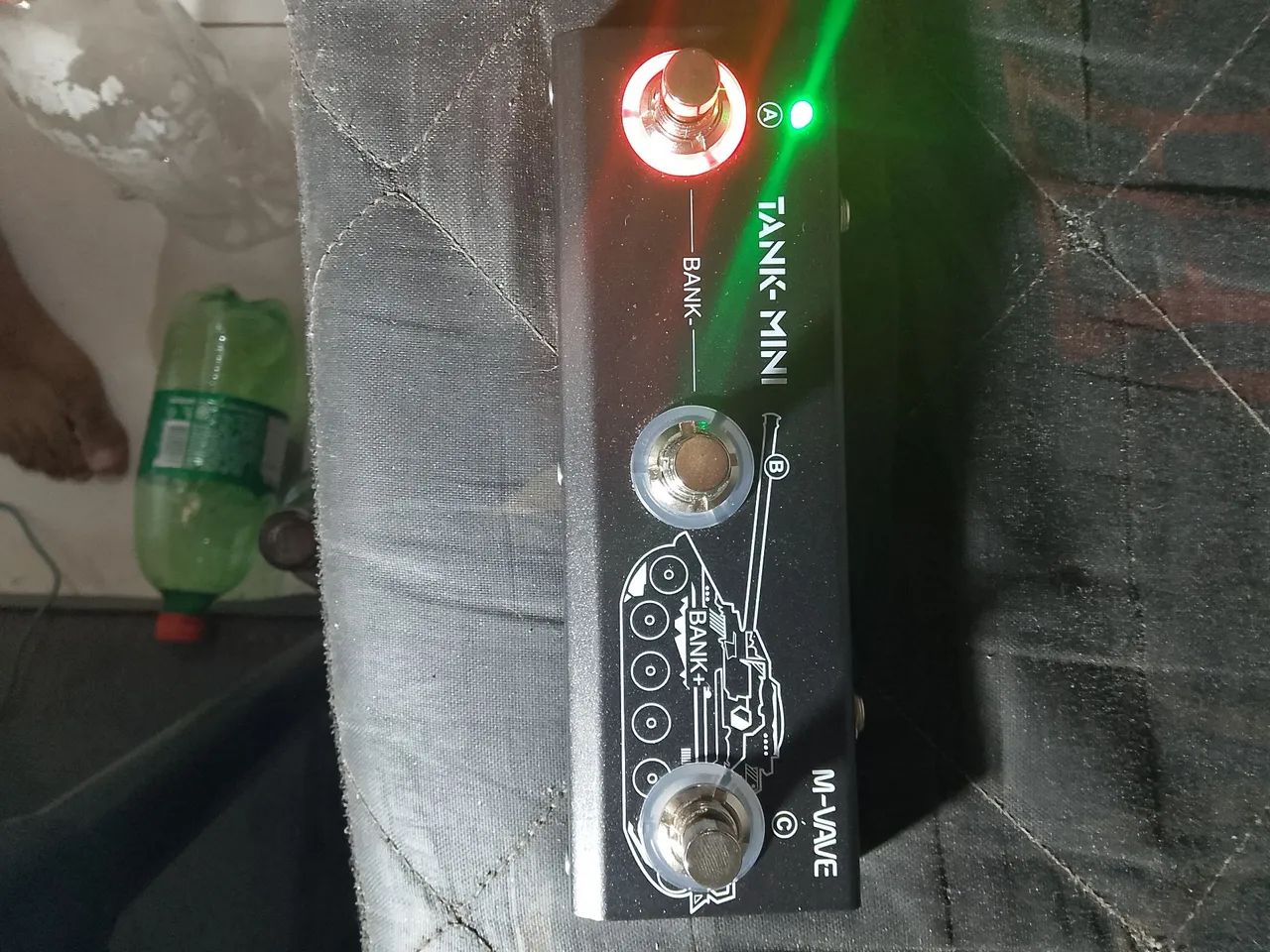 Pedaleira Tank mini, Guitarra e Baixo  - Foto 3