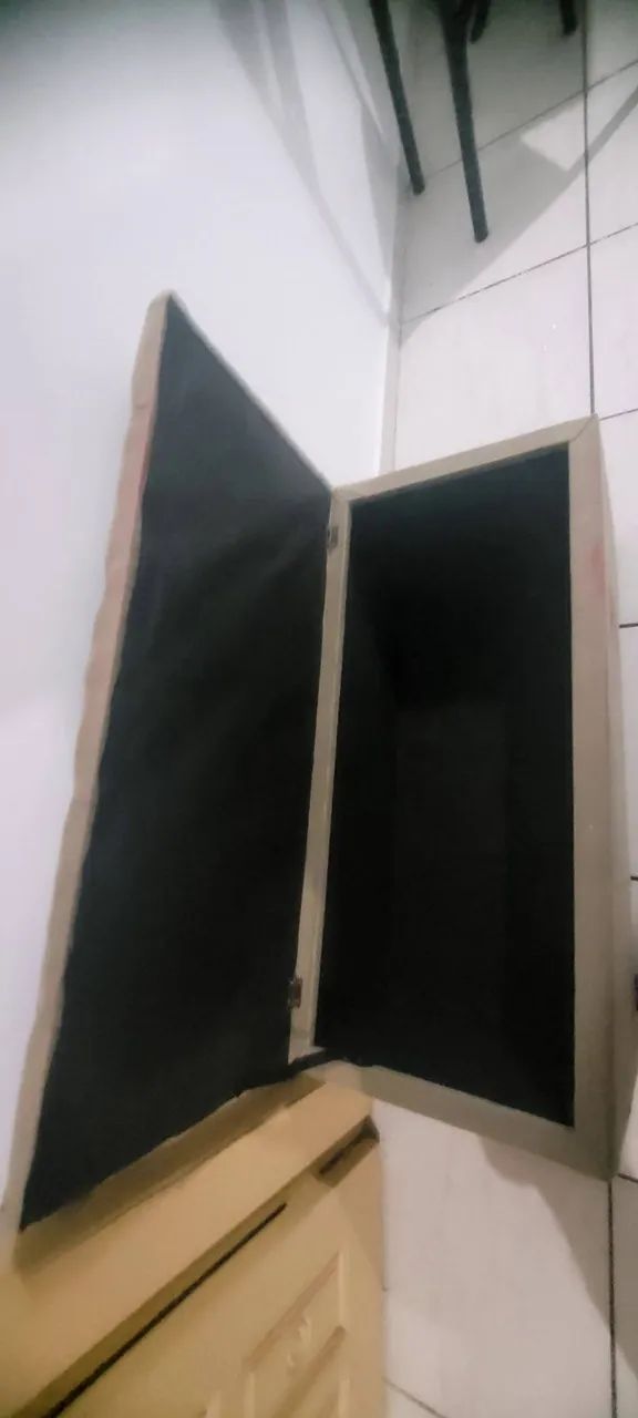 Recamier Bau Capitone Bege - Banco com Porta-Objetos - Desocupacao 02/10 - Foto 3