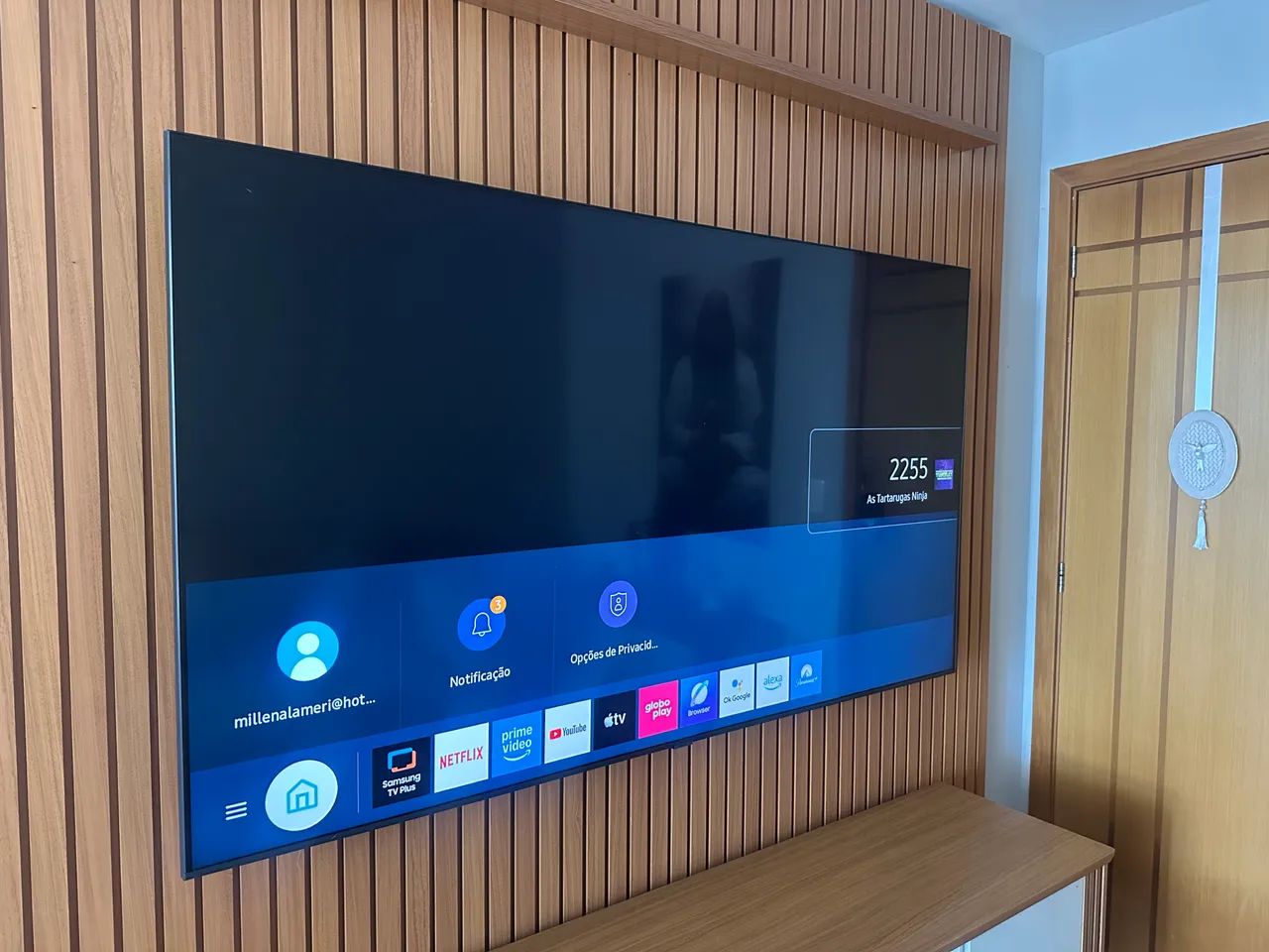 TV Samsung 75 Polegadas 4K Crystal UHD AU7700 - Perfeito Estado - Foto 3