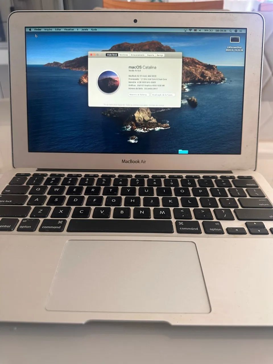 MacBook Air 11 (2012) 4 Gb ssd 128
